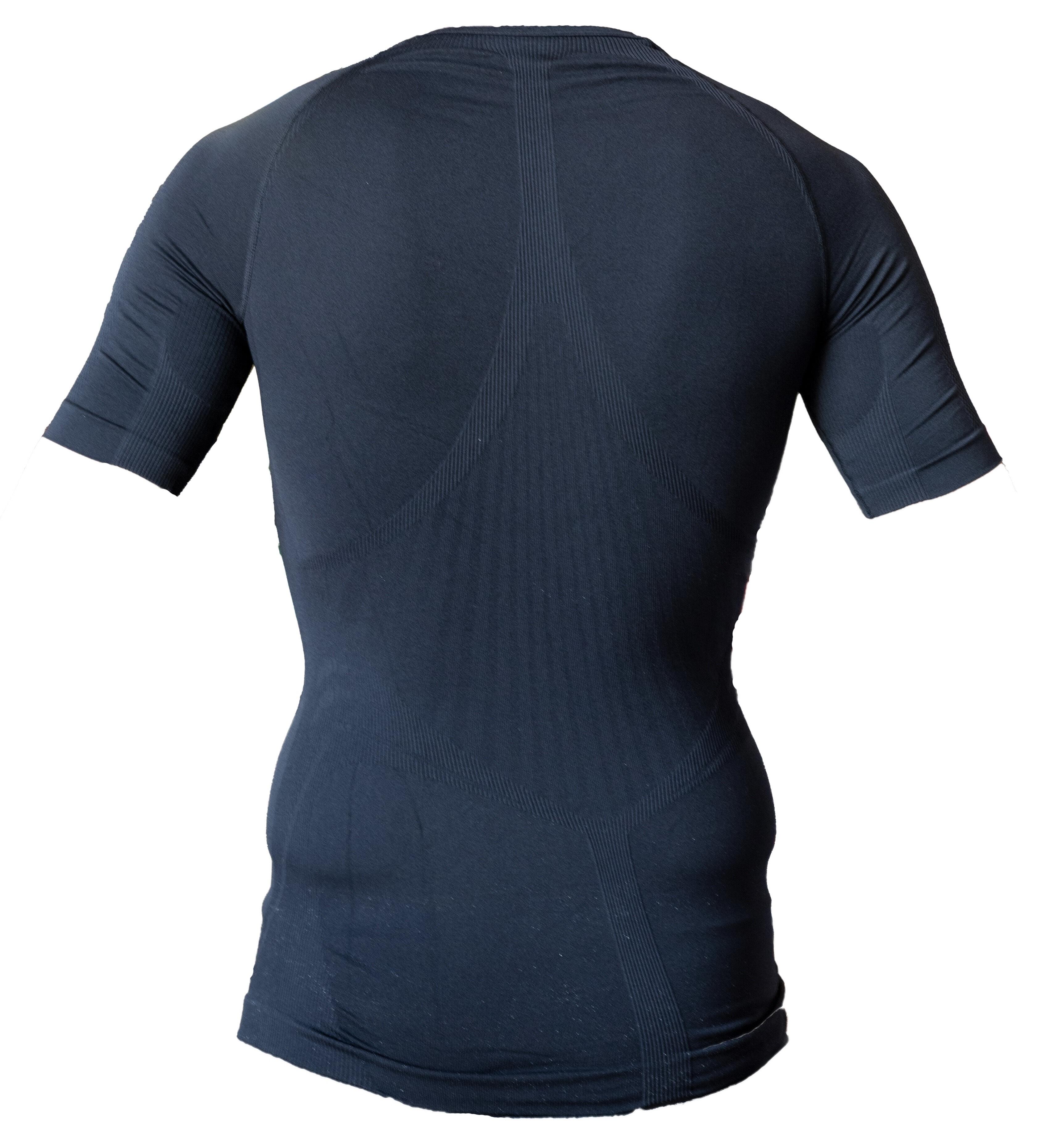 Maglia manica corta intimo Seamless Nero