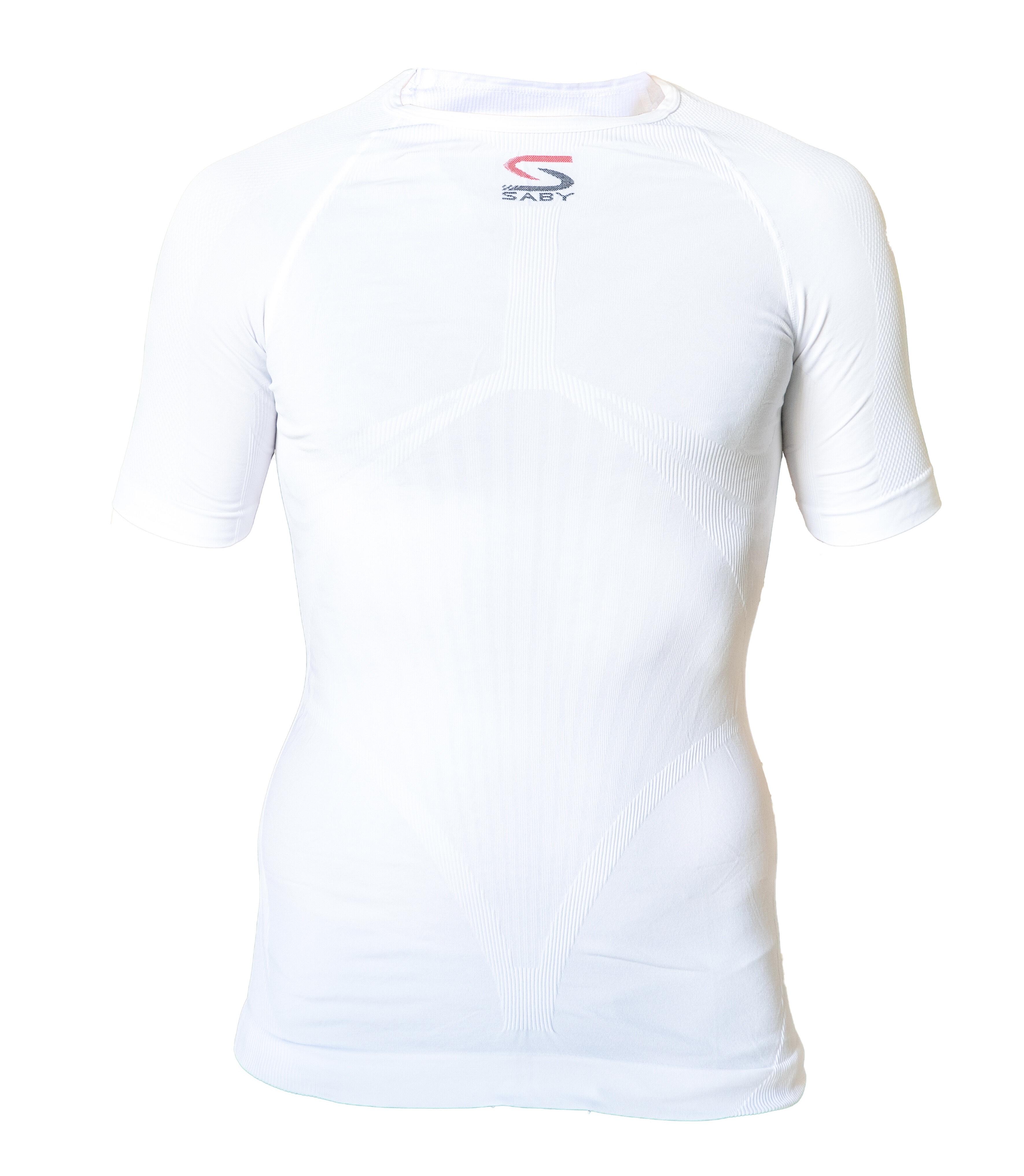 Maglia manica corta intimo Seamless Bianco