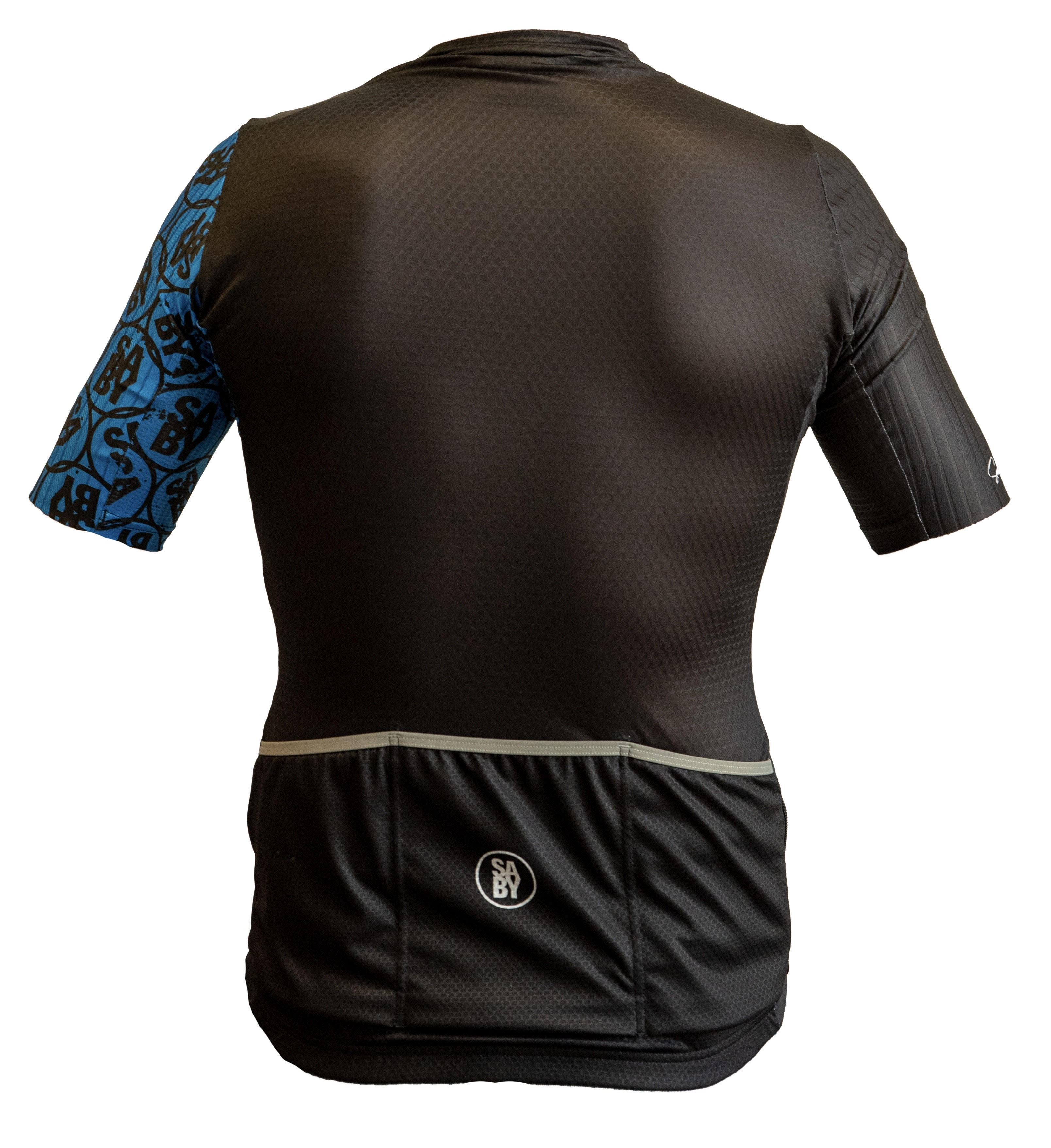 Maglia manica corta Top Nero-Blu